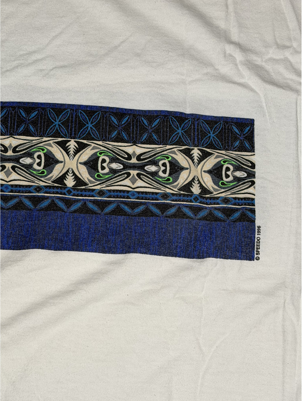 Speedo White Graphic T Shirt XL